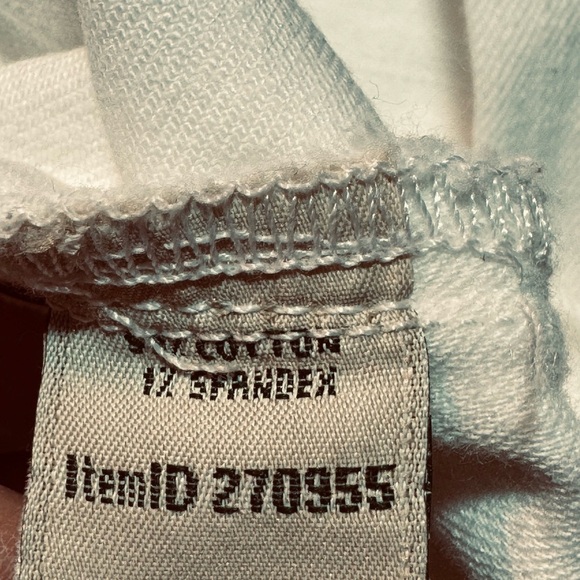 L.L. Bean Classic Fit Straight White Jeans - Picture 7 of 7